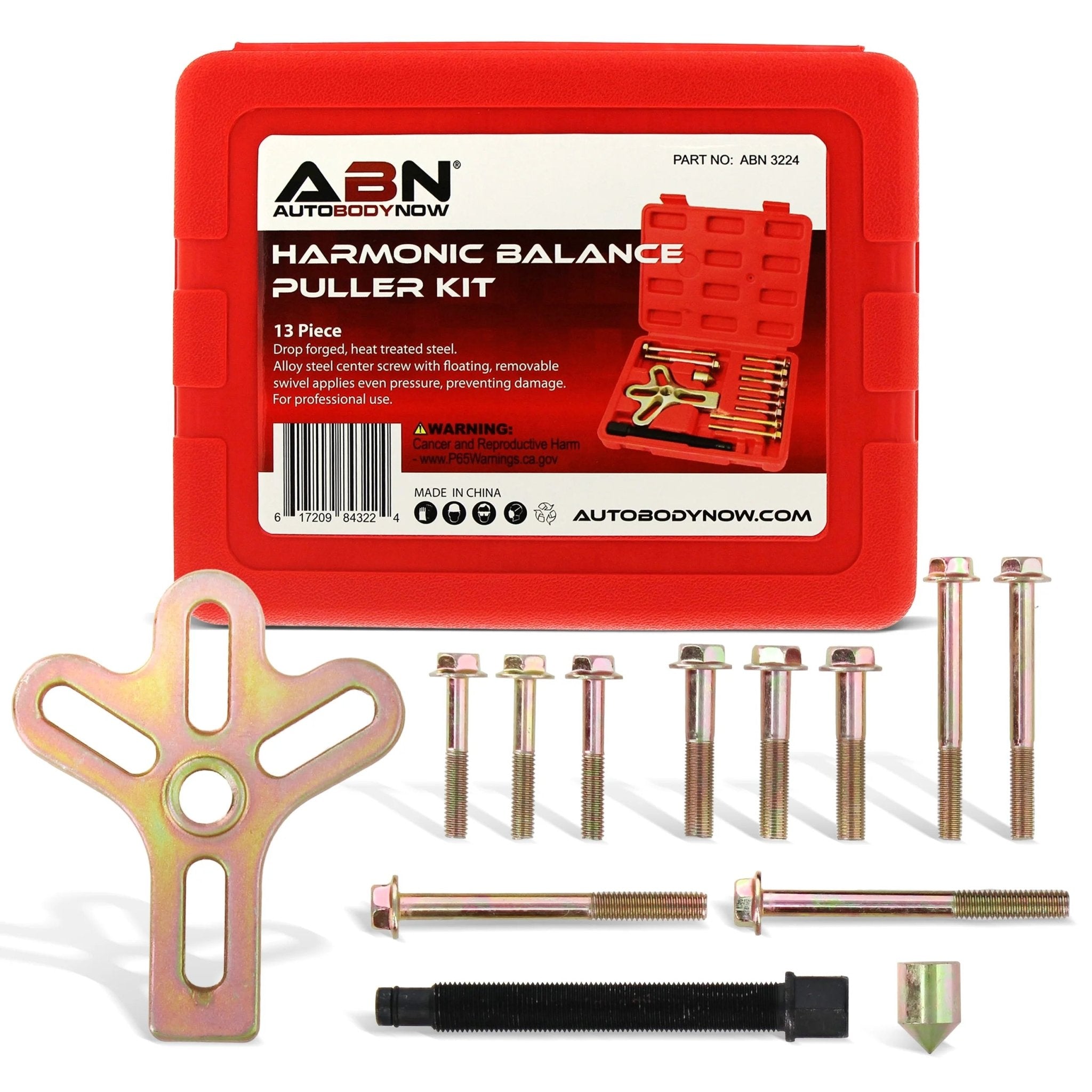 13 Piece Harmonic Balancer Steering Wheel Puller Kit - Revved Up Auto