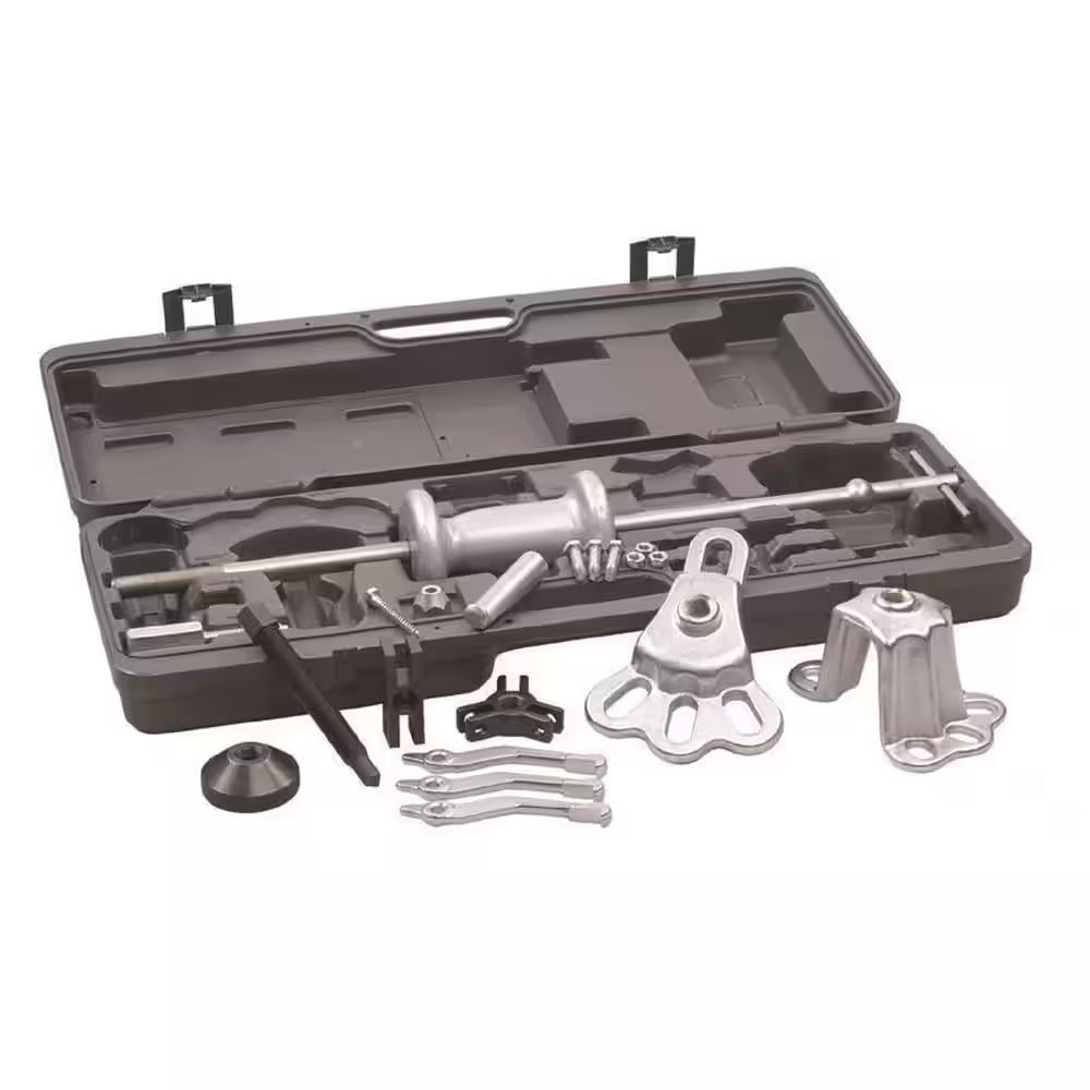 Slide Hammer Oil Seal and Axle Puller Set with Case (10-Piece)
