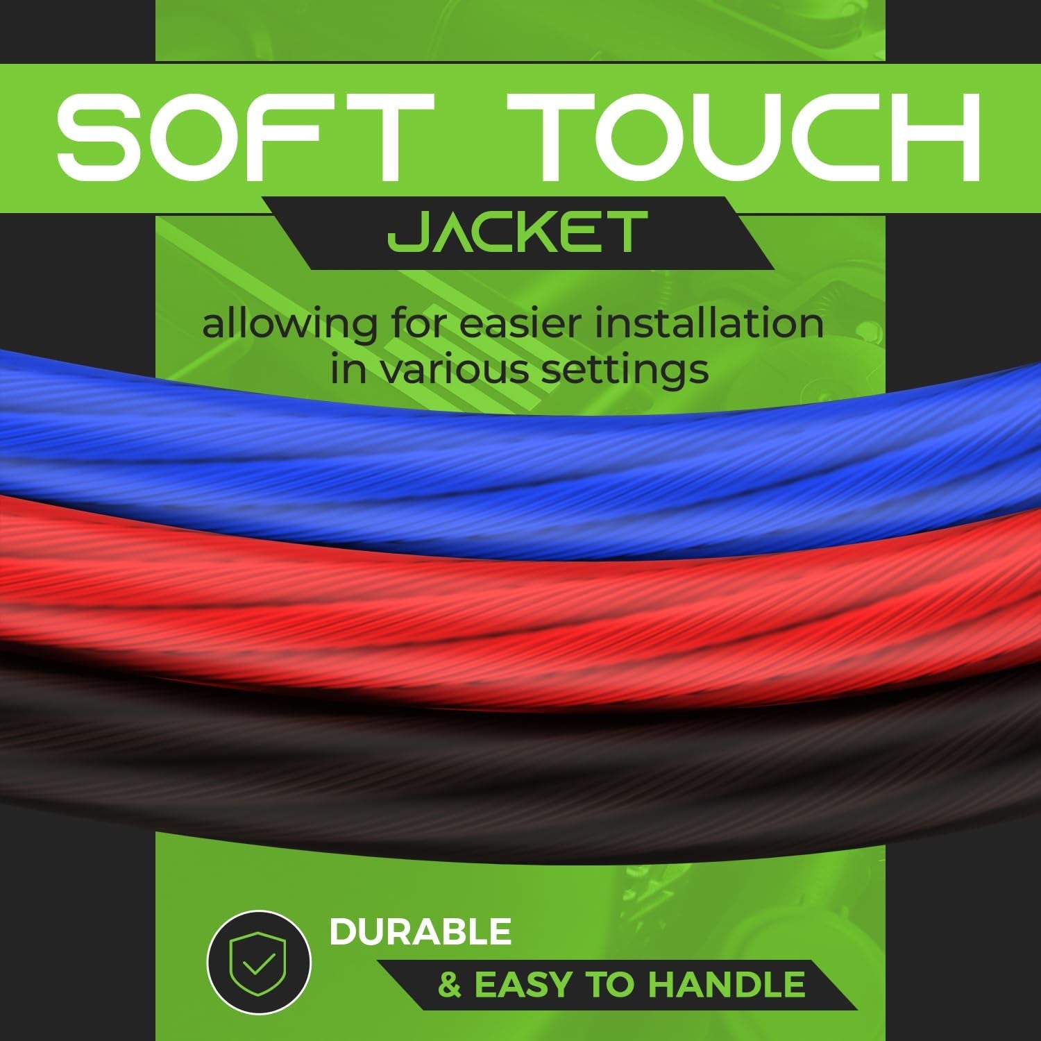 1/0 Gauge Wire (25Ft - Red Translucent) Copper Clad Aluminum CCA - Primary Automotive Wire Power/Ground, Battery Cable, Car Audio Speaker, RV Trailer, Amp, Electrical 0Ga AWG 25 Feet - Revved Up Auto