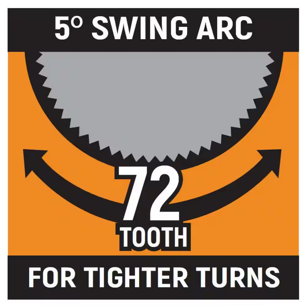 1/4 In. Drive 72-Tooth Quick Release Locking Flex Slim Head Ratchet