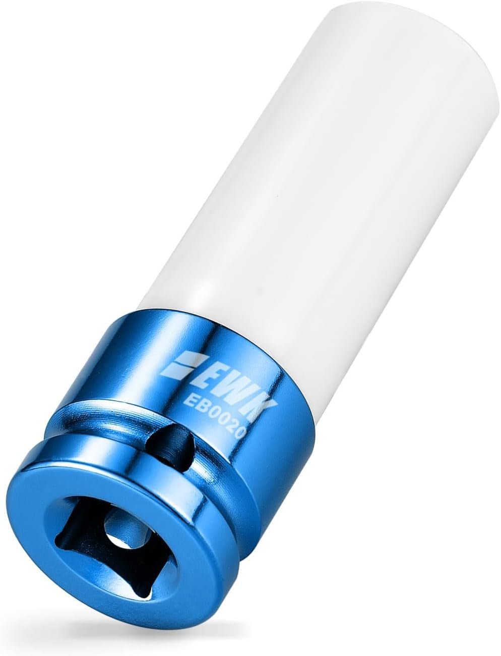 1/2" Drive 17 Mm CR-MO Lug Nut Impact Socket, Non-Marring Thin Wall Wheel Rim Protector Socket - Revved Up Tools