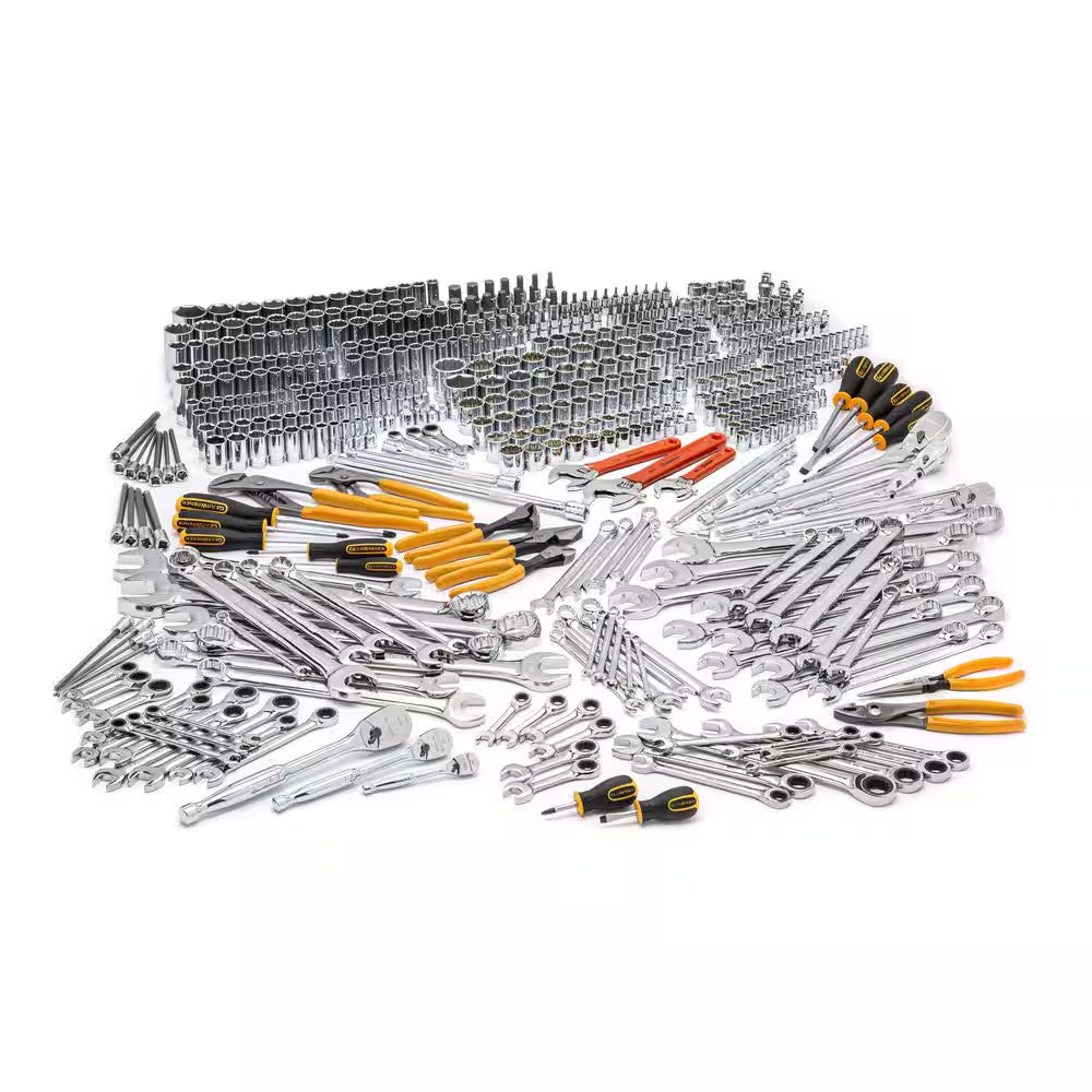 1/4 In., 3/8 In. and 1/2 In. Drive Master Mechanics Tool Set (579-Piece)