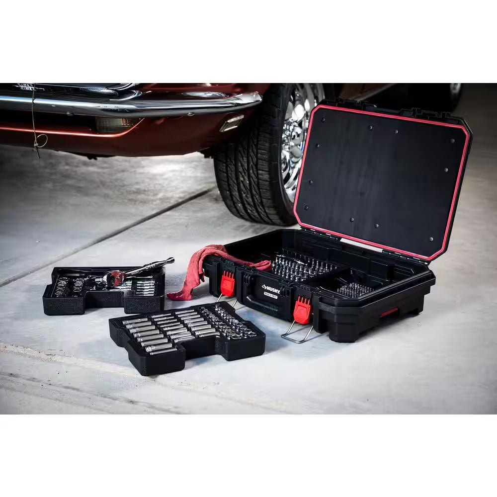 1/4 In., 3/8 In., and 1/2 In. Drive Mechanics Tool Set with Build - Out Tool Case (270 - Piece) - Revved Up Auto
