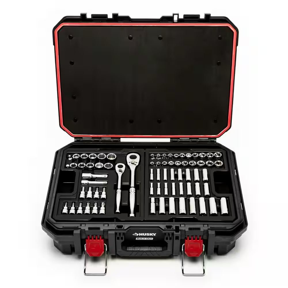 1/4 In., 3/8 In., and 1/2 In. Drive Mechanics Tool Set with Build - Out Tool Case (270 - Piece) - Revved Up Auto