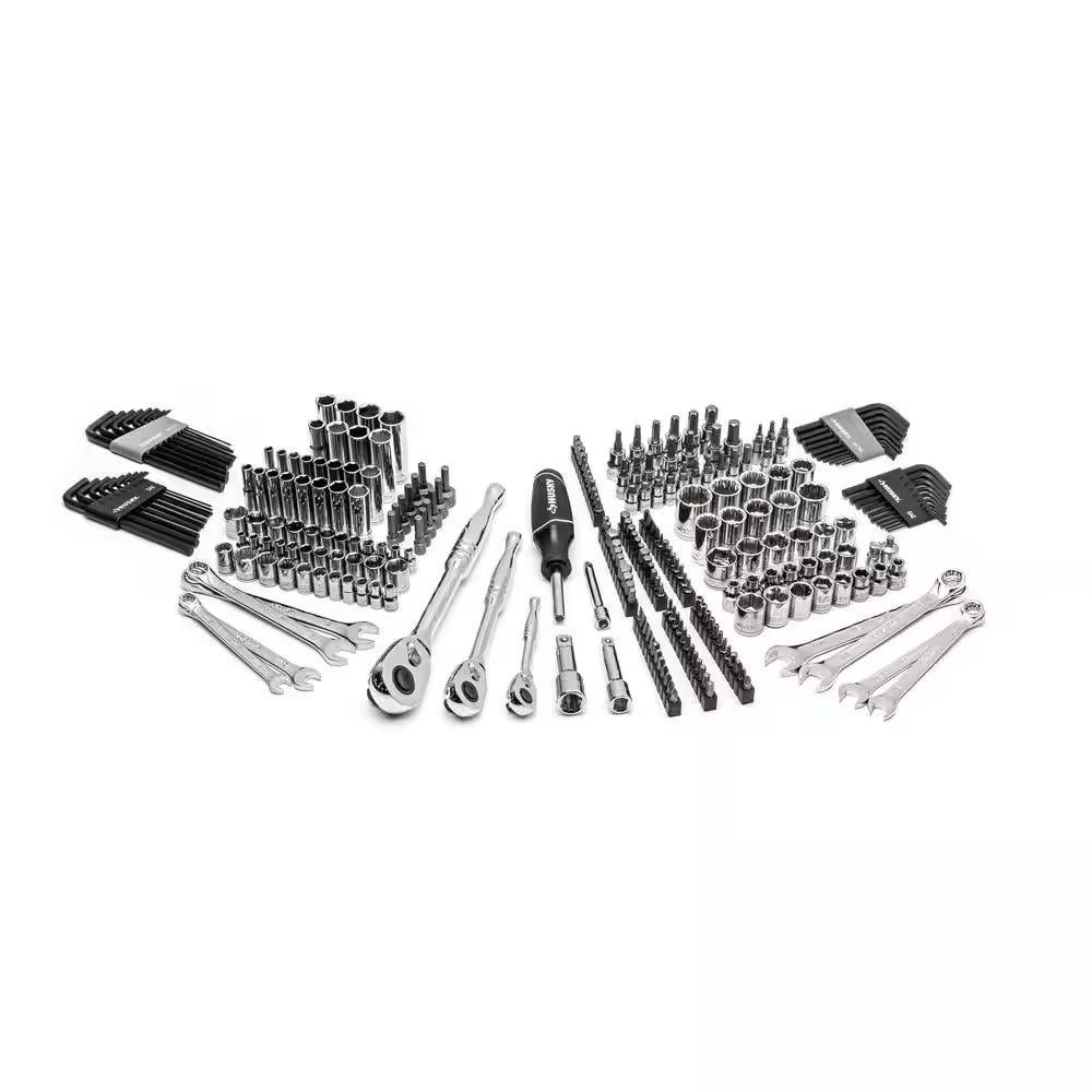 1/4 In., 3/8 In., and 1/2 In. Drive Mechanics Tool Set with Build - Out Tool Case (270 - Piece) - Revved Up Auto