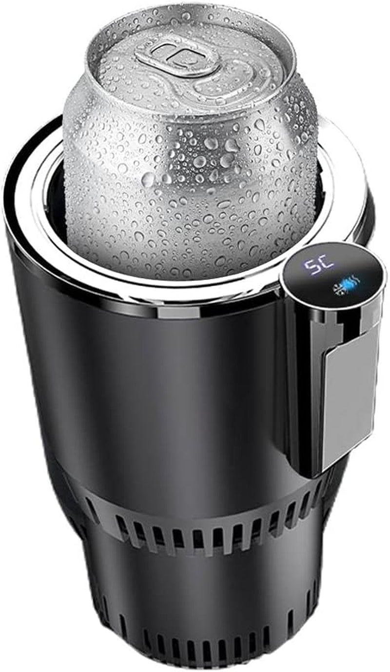 2-In-1 Car Cup Warmer Cooler, Smart Car Cup Mug Holder Auto Car Cooling and Heating Cup Holder Car Tumbler Holder Practical Car Refrigerator Cooler Insulation Drink Cooler Cup (Black) - Revved Up Tools