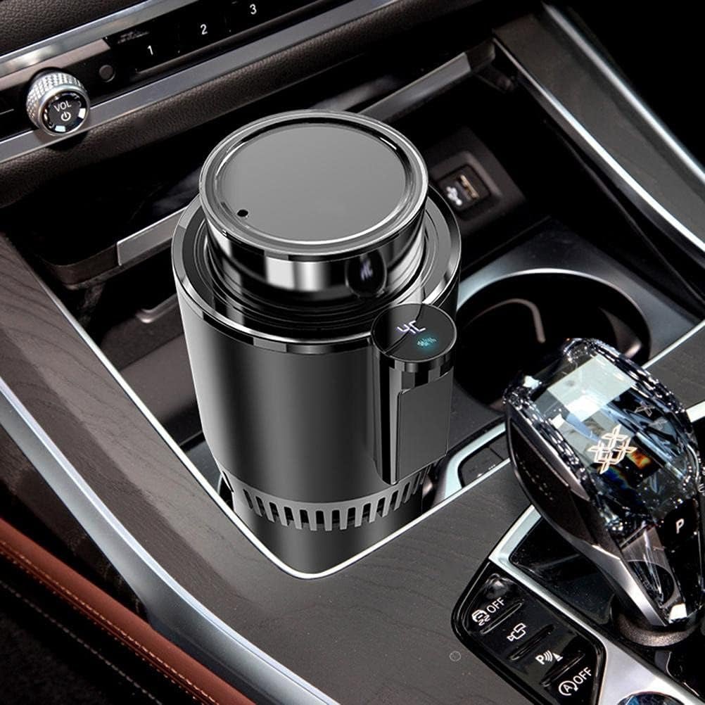 2-In-1 Car Cup Warmer Cooler, Smart Car Cup Mug Holder Auto Car Cooling and Heating Cup Holder Car Tumbler Holder Practical Car Refrigerator Cooler Insulation Drink Cooler Cup (Black) - Revved Up Tools