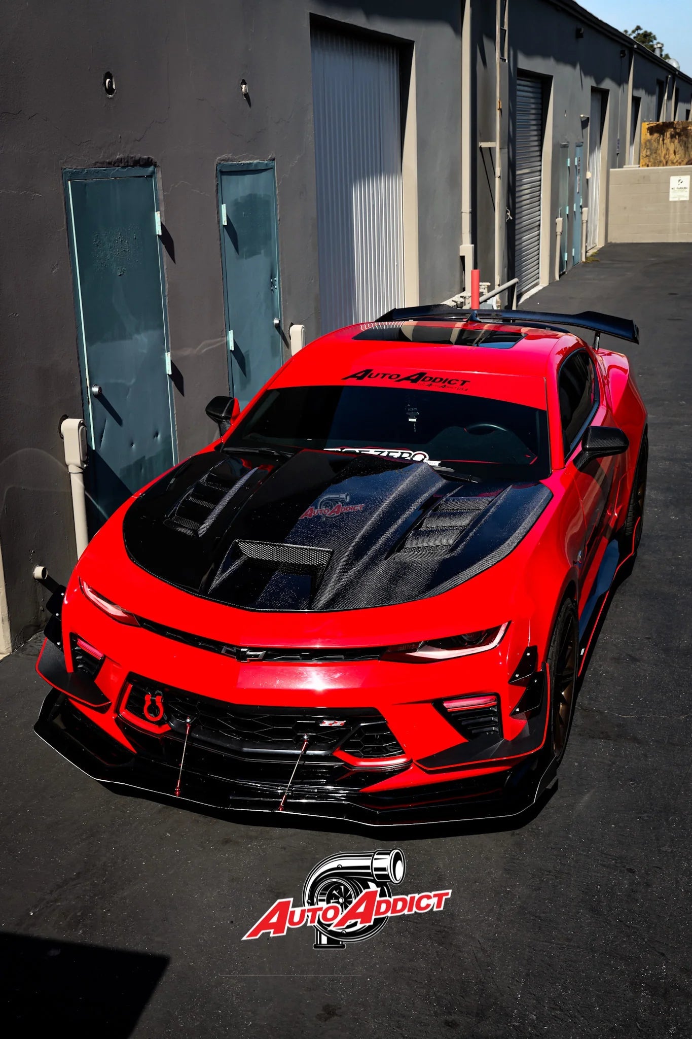 2016-2025 Chevy Camaro Terminator Full Carbon Fiber Hood - Revved Up Tools