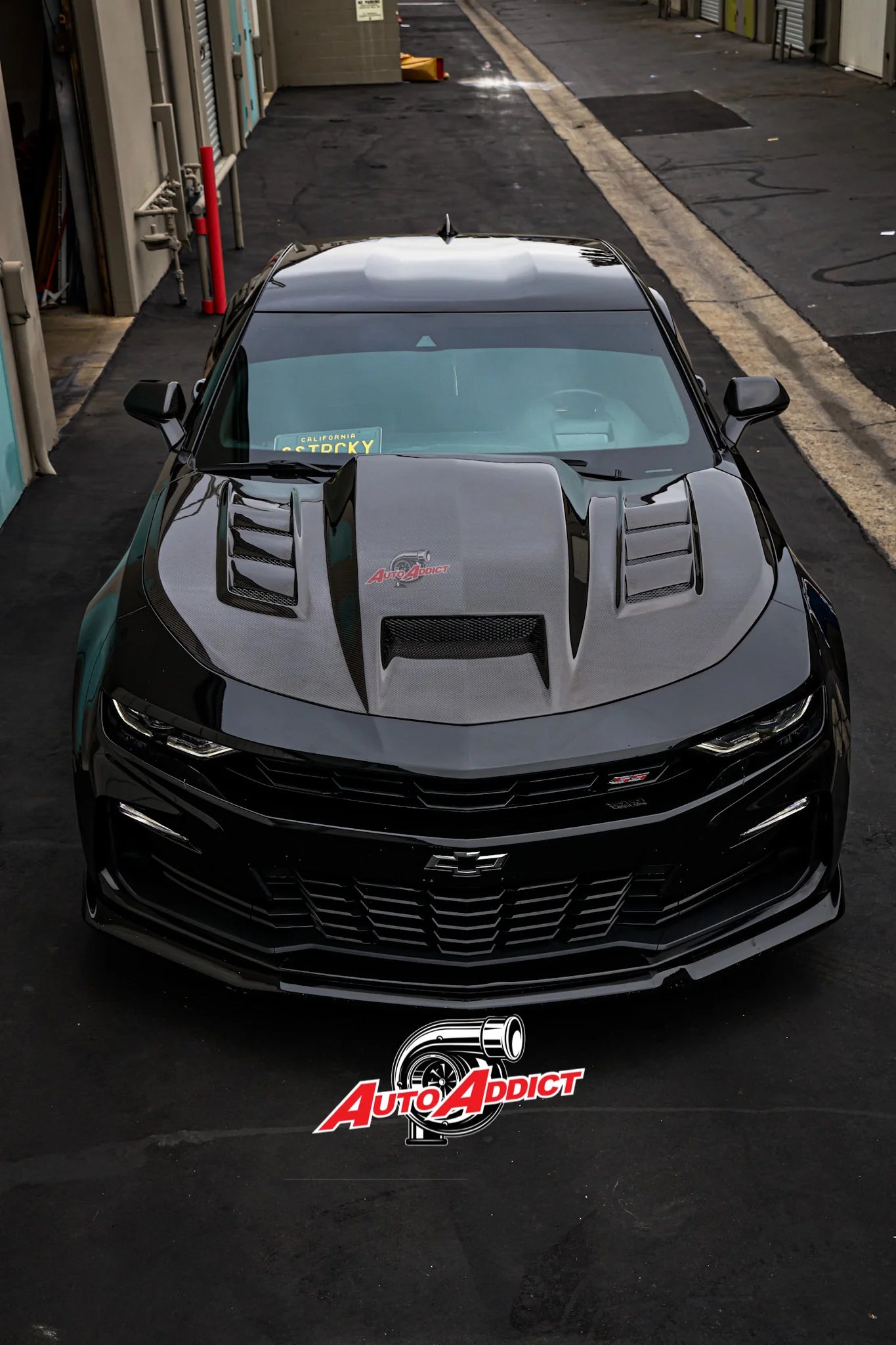2016-2025 Chevy Camaro Terminator Full Carbon Fiber Hood - Revved Up Tools