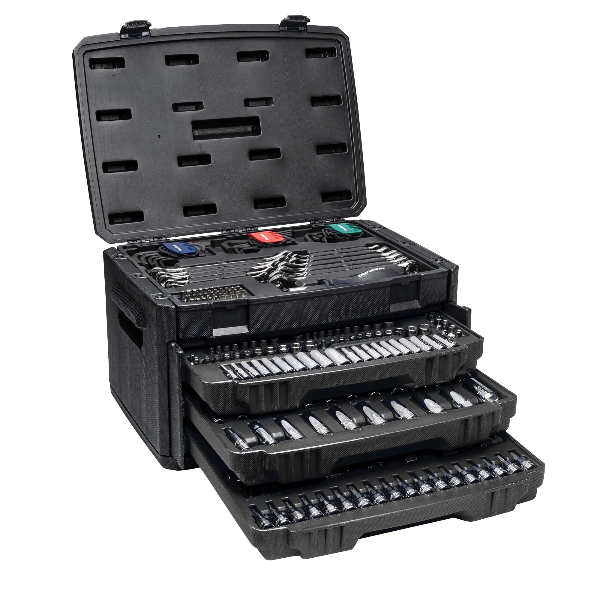 205 Piece Mechanics SAE Metric Socket & Tool Set with Case - Revved Up Tools