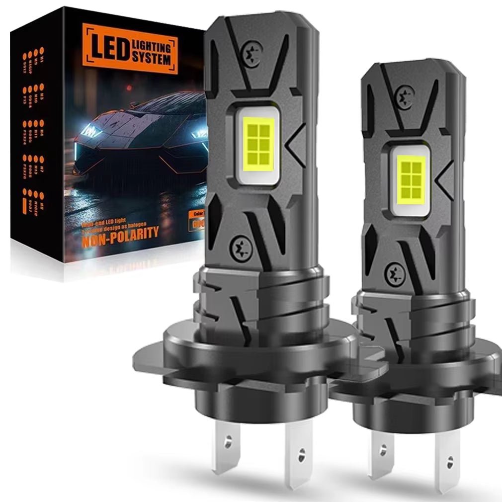 25000LM H7 LED Headlight Bulb 12Pcs CSP 3570 Car Headlamp Auto Diode Lamp Canbus Mini H7 Led Bulb Turbo Light 6500K 12V - Revved Up Auto