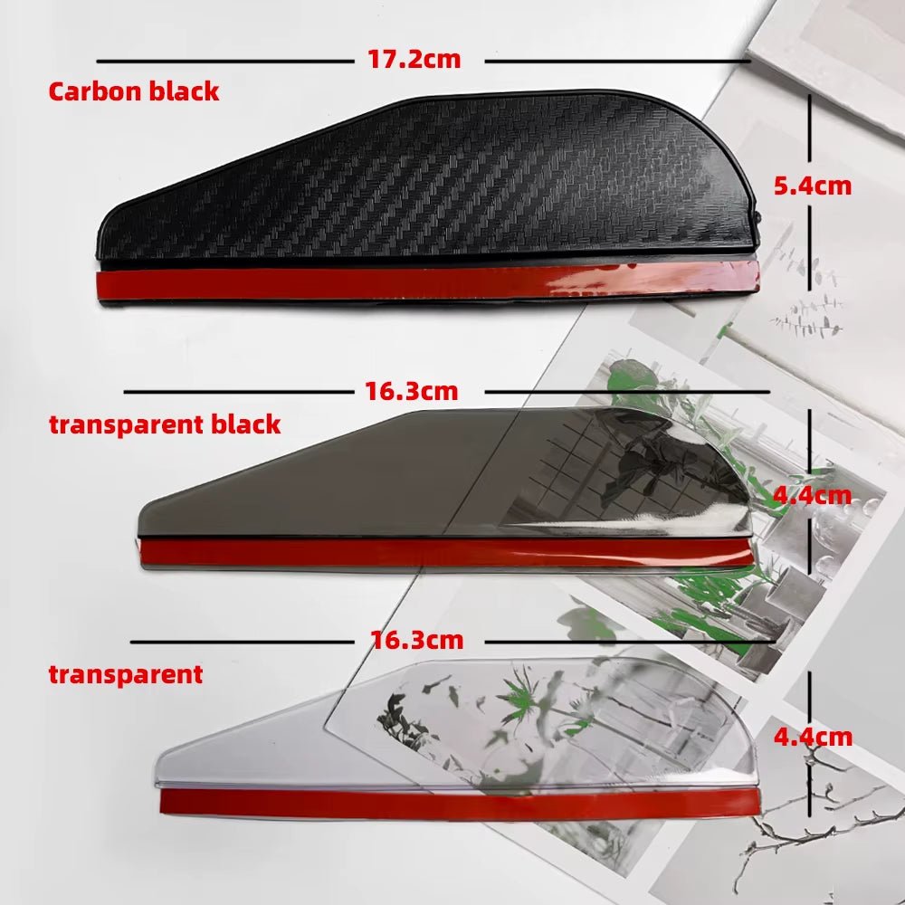 2PCS Car Rearview Mirror Rain Eyebrow Carbon Fiber Sun Visor Shade Cover Protector Clear Vision for Rain Car Mirror Accessories - Revved Up Tools