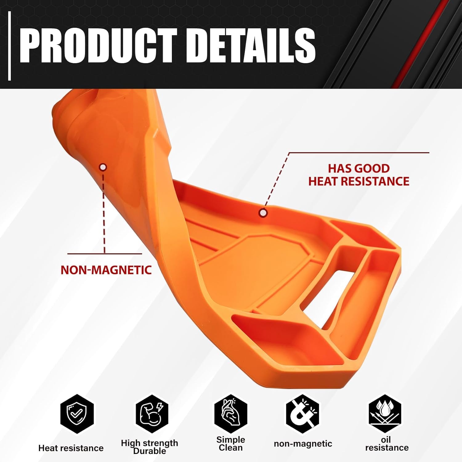 3 Piece Large Non-Slip Flexible Tool Tray,Silicone Rubber Tools Organizer,Non Slip Tool Holder Tray,Tool Organizer,Tool Storage,Tool Holder,Tool Mats - Revved Up Tools