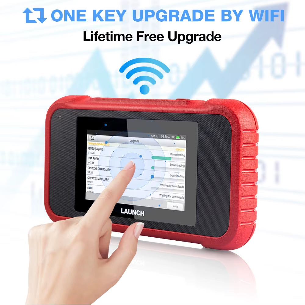 X431 CRP123E OBD2 Car Scanner 3 Resets Engine ABS SRS Transmission Automotive Diagnostic Tools Lifetime Free Update