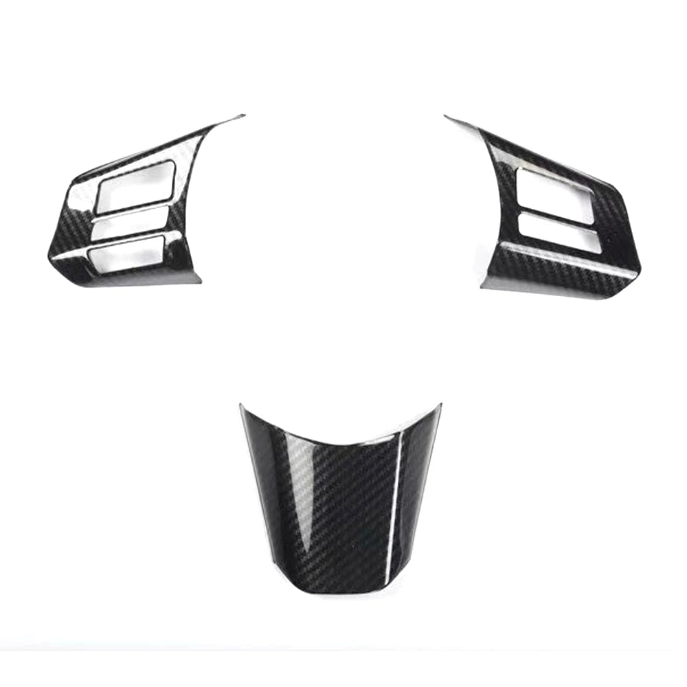 3Pcs/Set Car Steering Wheel Switch Decoration Frame Cover Stickers for Subaru Outback 2010 2011 2012 2013 2014 Car Styling - Revved Up Auto