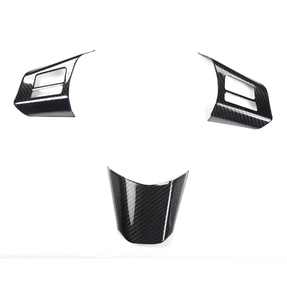 3Pcs/Set Car Steering Wheel Switch Decoration Frame Cover Stickers for Subaru Outback 2010 2011 2012 2013 2014 Car Styling - Revved Up Auto