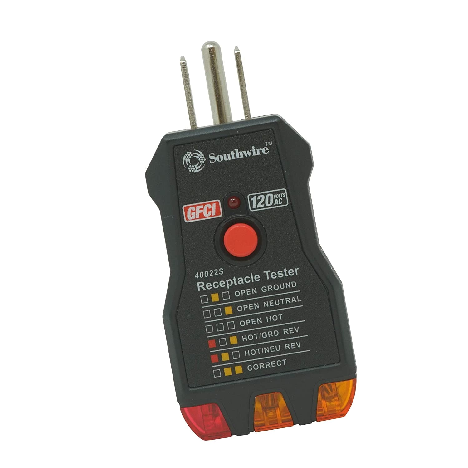 40022S Receptacle Tester; Black - Revved Up Auto