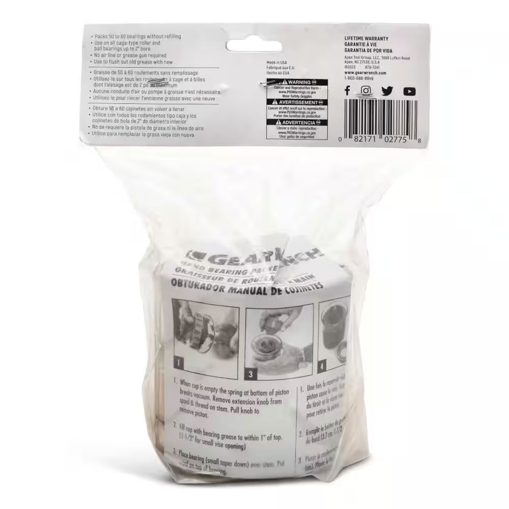 Hand Bearing Packer