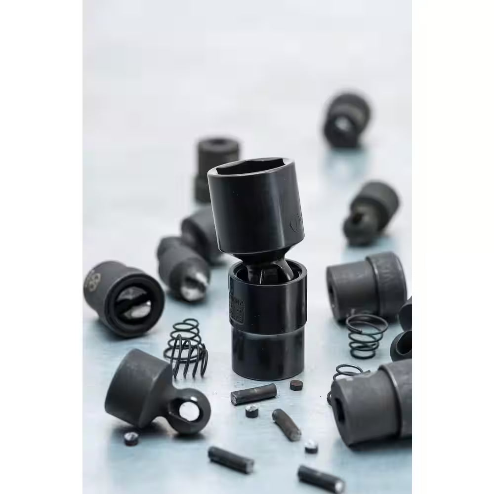X-Core 1/2 In. Drive 6-Point Standard Pinless SAE Universal Impact Socket Set (9-Piece)