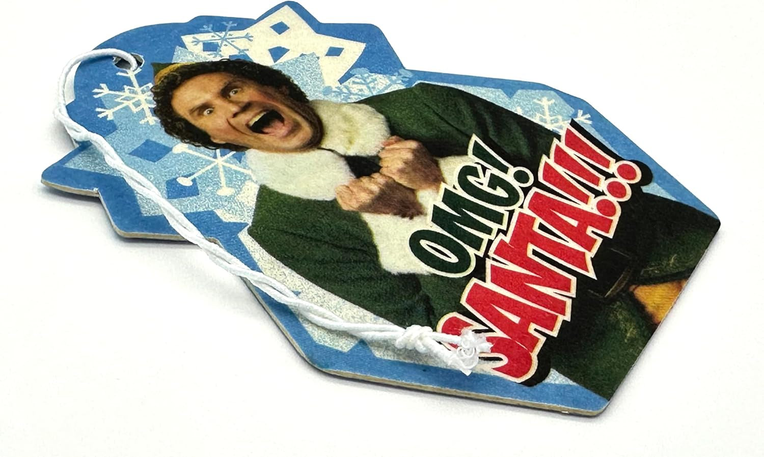 Elf Movie OMG Santa Automotive Air Fresheners for Vehicles | Christmas Cookie Scent (6-Pack) | Made in the USA