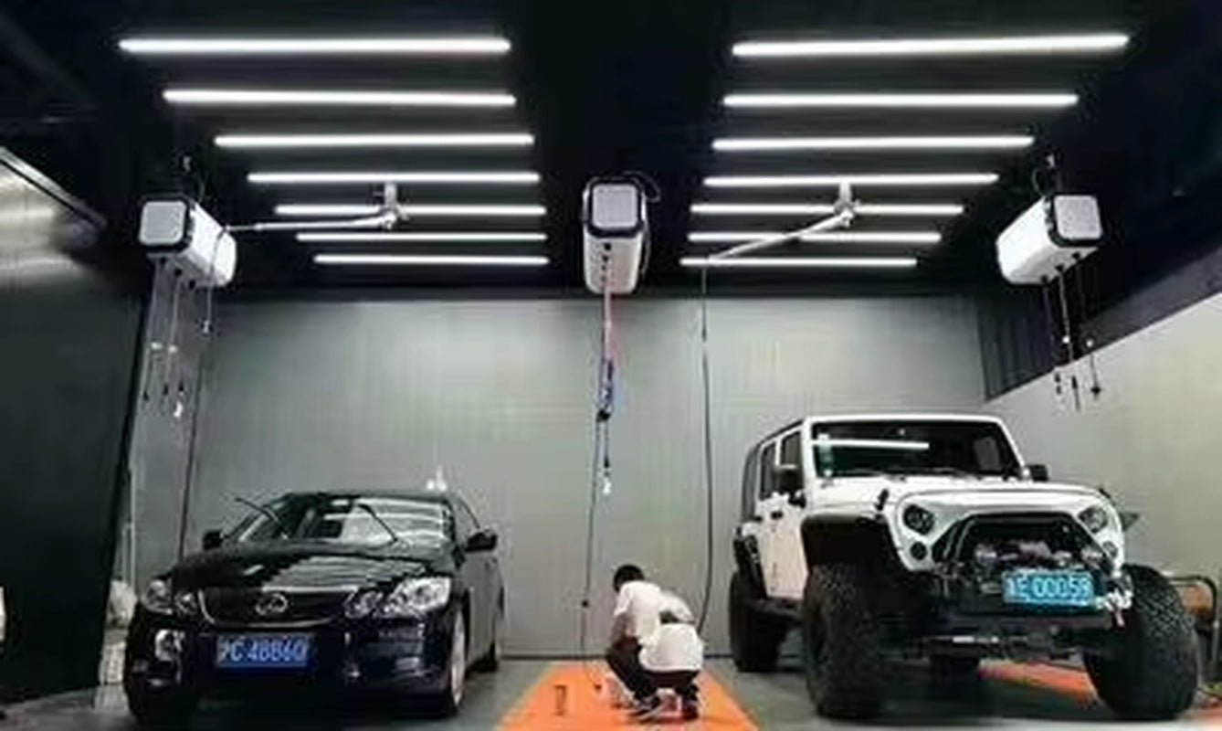 6PCS Auto Spa High Performance Commercial System LED Detailing Car Workshop Light Wall Led Bar - Revved Up Tools