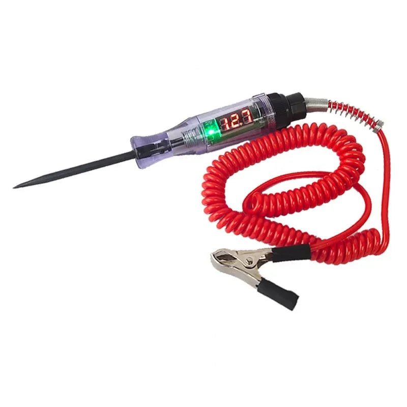 6V 12V 24V Car Truck Voltage Circuit Tester Auto Car Diagnostic Probe Test Pen Light Bulb Electric Measuring Pen Repair Tools - Revved Up Auto