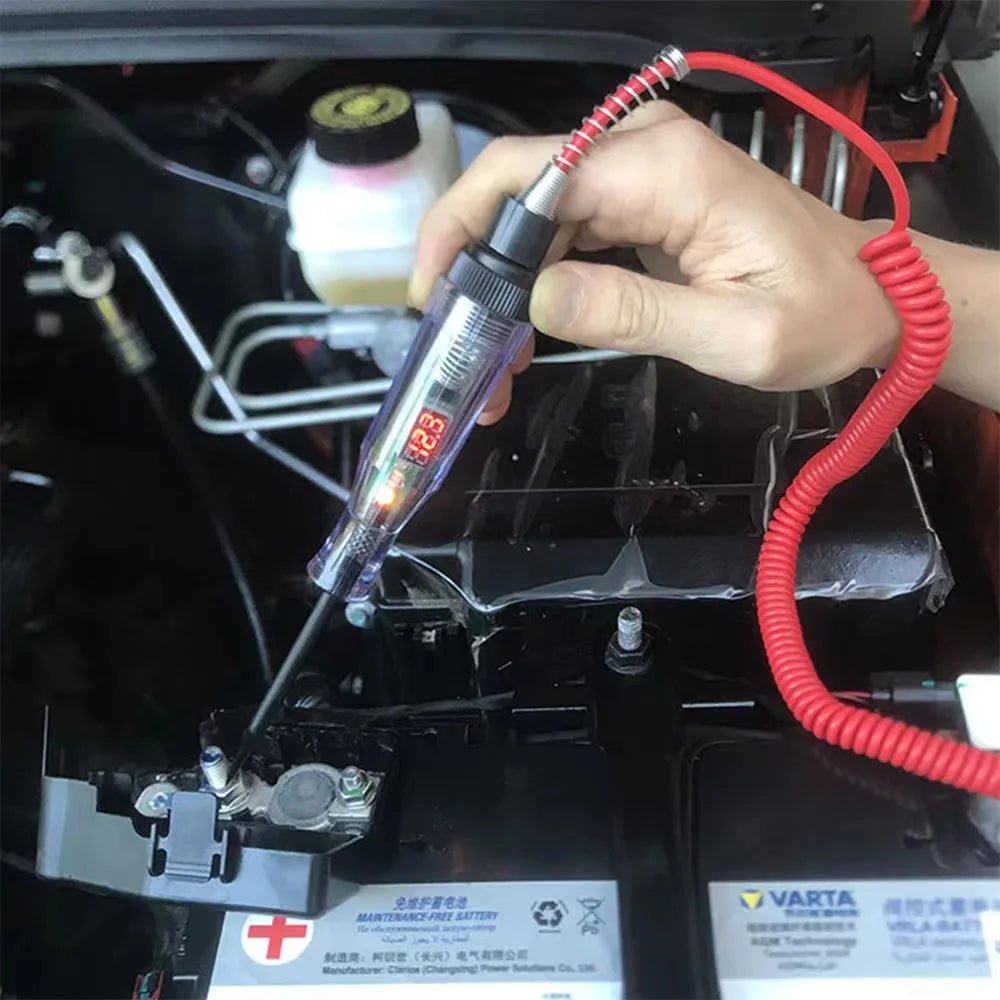 6V 12V 24V Car Truck Voltage Circuit Tester Auto Car Diagnostic Probe Test Pen Light Bulb Electric Measuring Pen Repair Tools - Revved Up Auto