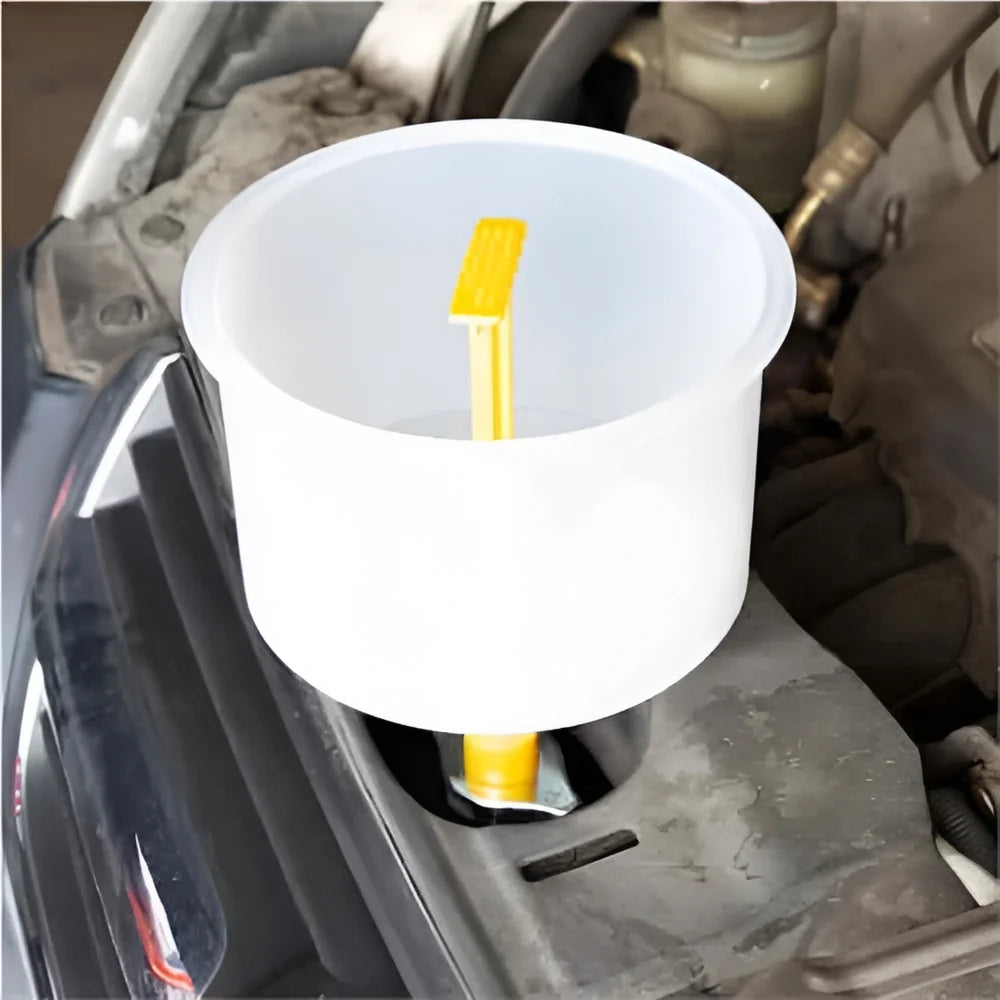 No-Spill Coolant Funnel Kit, 15 Piece Fluid & Oil Funnel Set