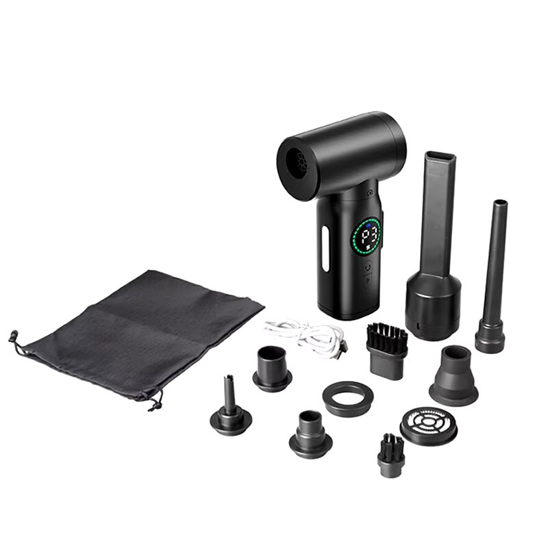 7500Mah Wireless Portable Air Duster Dust Blowing Inflatable 2 in 1 Vehicle Mounted Duster Blowers for Keyboard Computer Cleani - Revved Up Auto