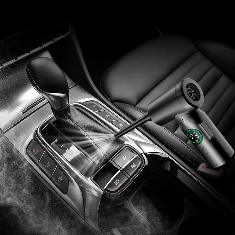7500Mah Wireless Portable Air Duster Dust Blowing Inflatable 2 in 1 Vehicle Mounted Duster Blowers for Keyboard Computer Cleani - Revved Up Auto