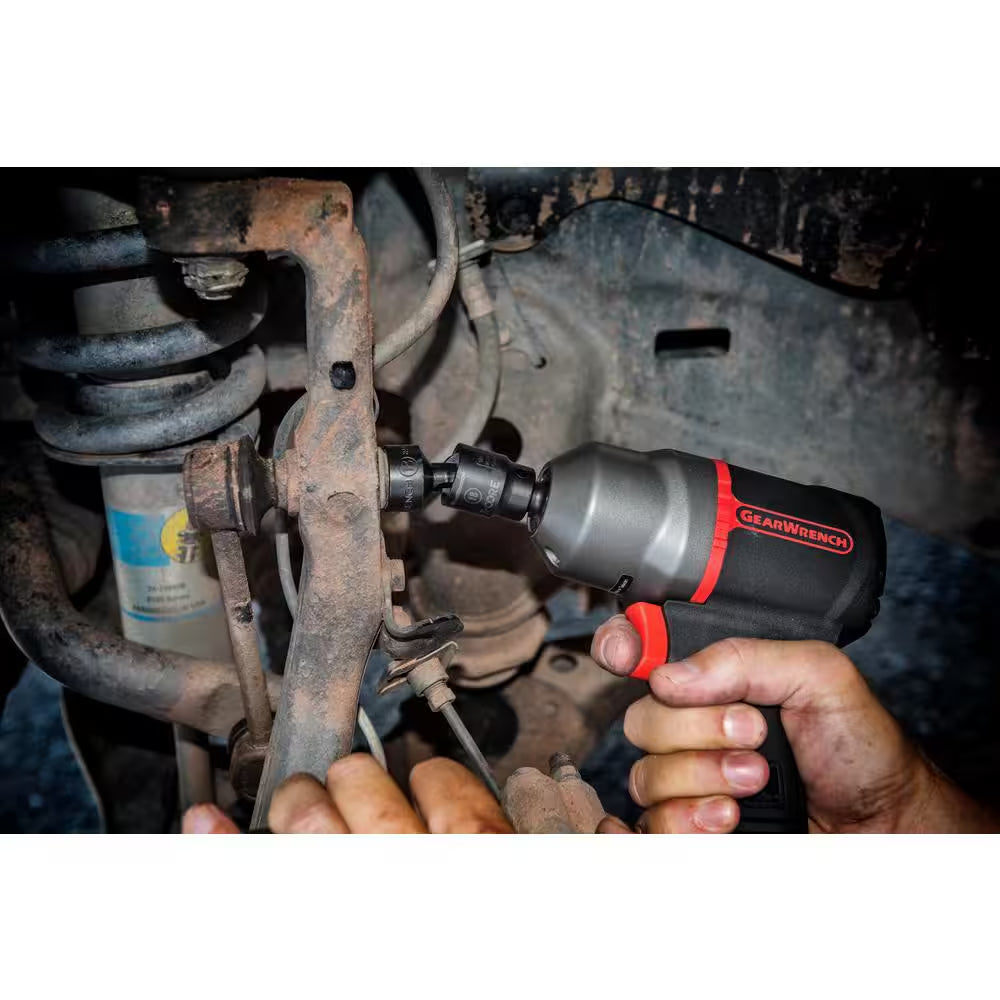 X-Core 1/2 In. Drive 6-Point Standard Pinless SAE Universal Impact Socket Set (9-Piece)