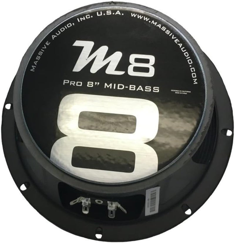 8" Midrange, 150W RMS, 300W Max, 8Ohm V.C. 96 Db Sensitivity 4 Pc - Revved Up Tools