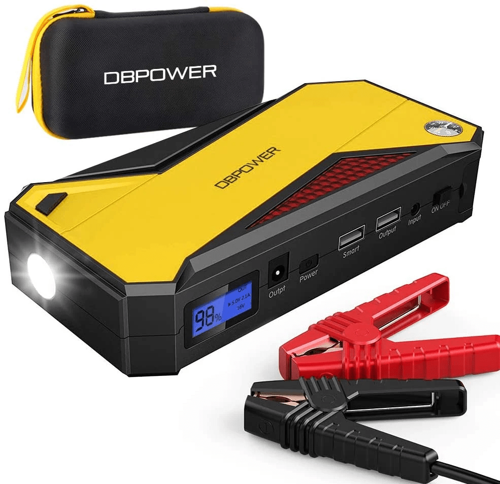 800A Peak 18000mAh Portable Car Jump Starter Battery Booster - Revved Up Tools