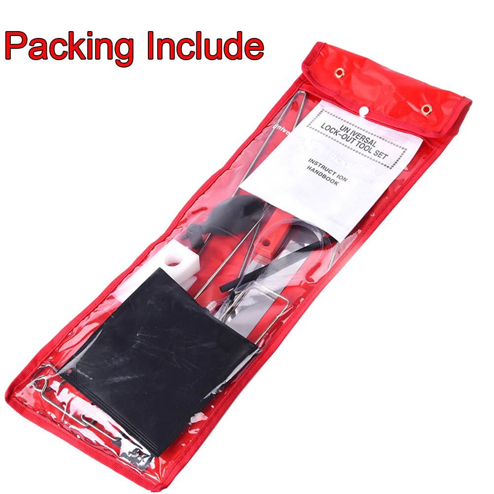 9 Pcs Universal Car Door Emergency Opening Key Lost Lock Out Unlock Opem Tools Kit Air Pump Car Accessories Auto Styling Parts - Revved Up Tools