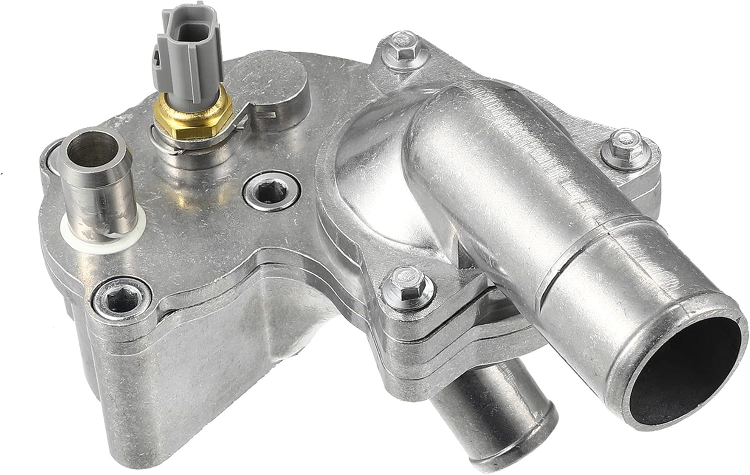 Aluminum Alloy Thermostat Assembly with Housing Sensor for Ford for Mustang 4.0L 2005 2006 2007 2008 2009 2010 5R3Z8592BA - Revved Up Tools