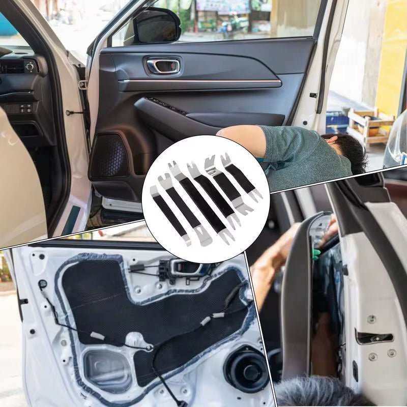 Auto Trim Removal Tool Kit 6X Automotive Trim Removal Tool Set Trim Tool Kit Multi - Function Auto Body Tools for Car Door Clip - Revved Up Auto