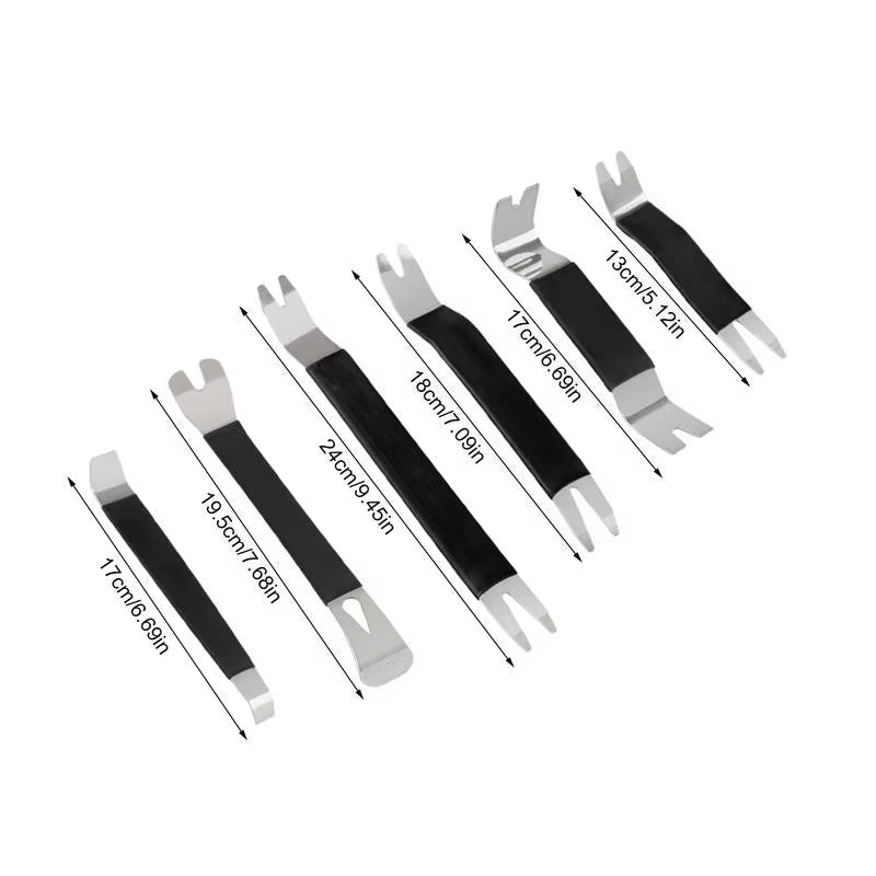 Auto Trim Removal Tool Kit 6X Automotive Trim Removal Tool Set Trim Tool Kit Multi - Function Auto Body Tools for Car Door Clip - Revved Up Auto