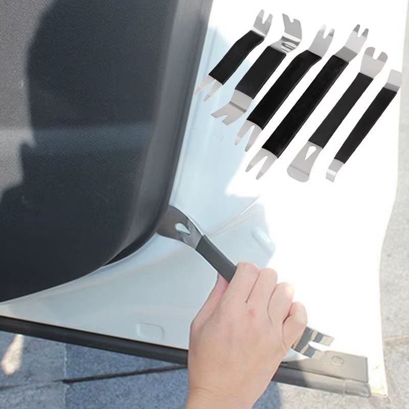 Auto Trim Removal Tool Kit 6X Automotive Trim Removal Tool Set Trim Tool Kit Multi - Function Auto Body Tools for Car Door Clip - Revved Up Auto