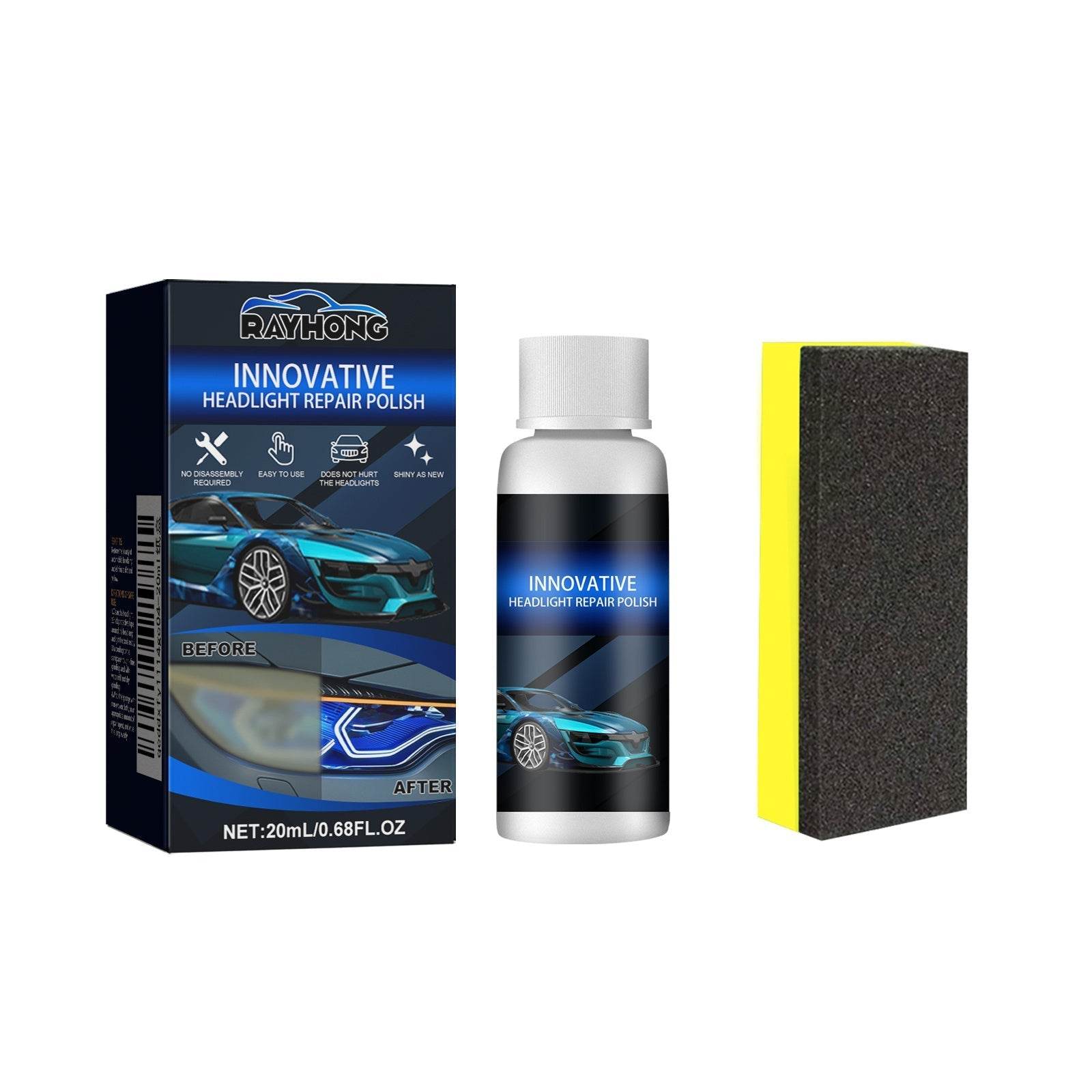 Automotive Headlight Repair Fluid - Revved Up Auto