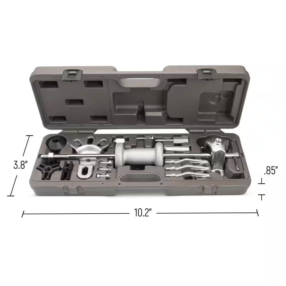 Slide Hammer Oil Seal and Axle Puller Set with Case (10-Piece)
