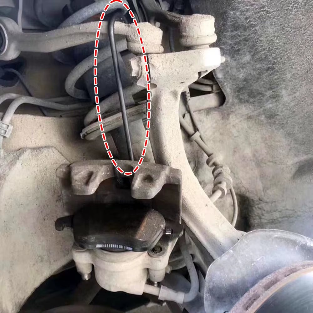 Car Brake Brake Hook Caliper Hook with Cap Brake Pad Replacement S - Shape Brakes Distributor Cylinder Hook Universal Tool - Revved Up Auto