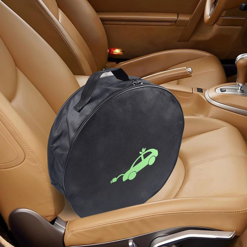 Car Charging Cable Storage Bag Jumper Carry Bag for Electric Vehicle Charger - Revved Up Auto