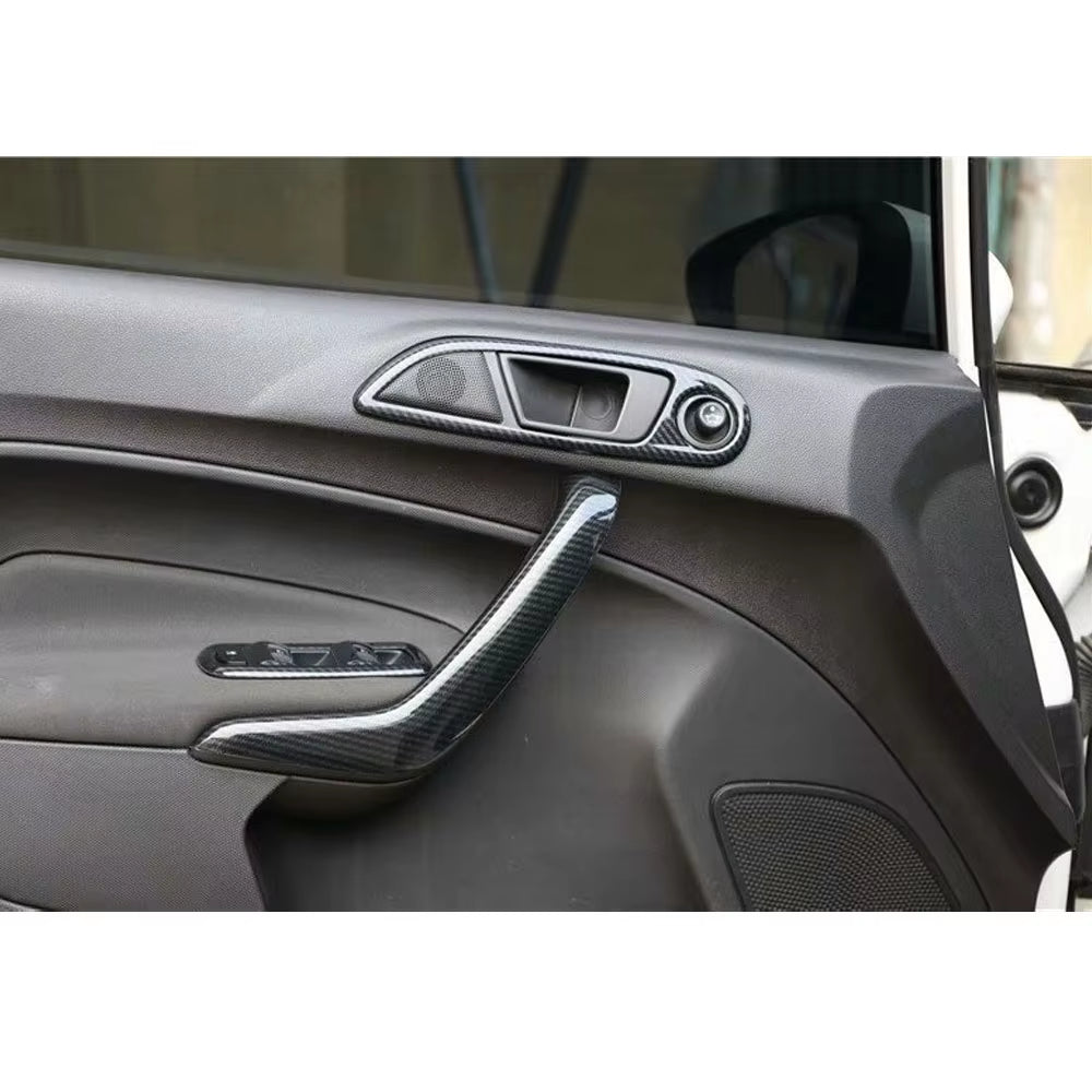 Car Interior Door Handle Decoration Strips Trim for Ford Fiesta 2009 - 2013 Auto Parts Styling ABS Accessory - Revved Up Auto