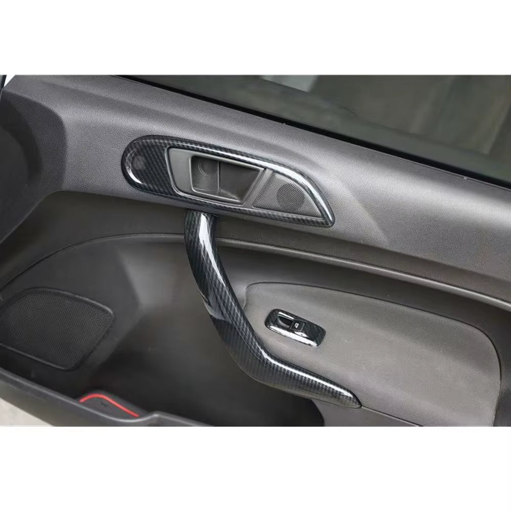 Car Interior Door Handle Decoration Strips Trim for Ford Fiesta 2009 - 2013 Auto Parts Styling ABS Accessory - Revved Up Auto