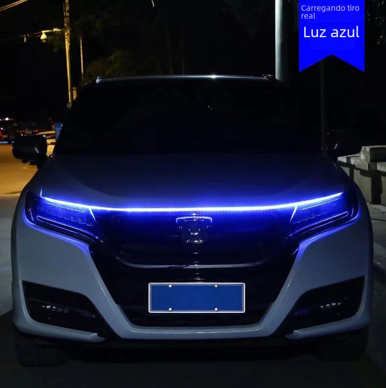 Car Start Scan LED Daytime Running Lights with Hood Decor - Revved Up Tools