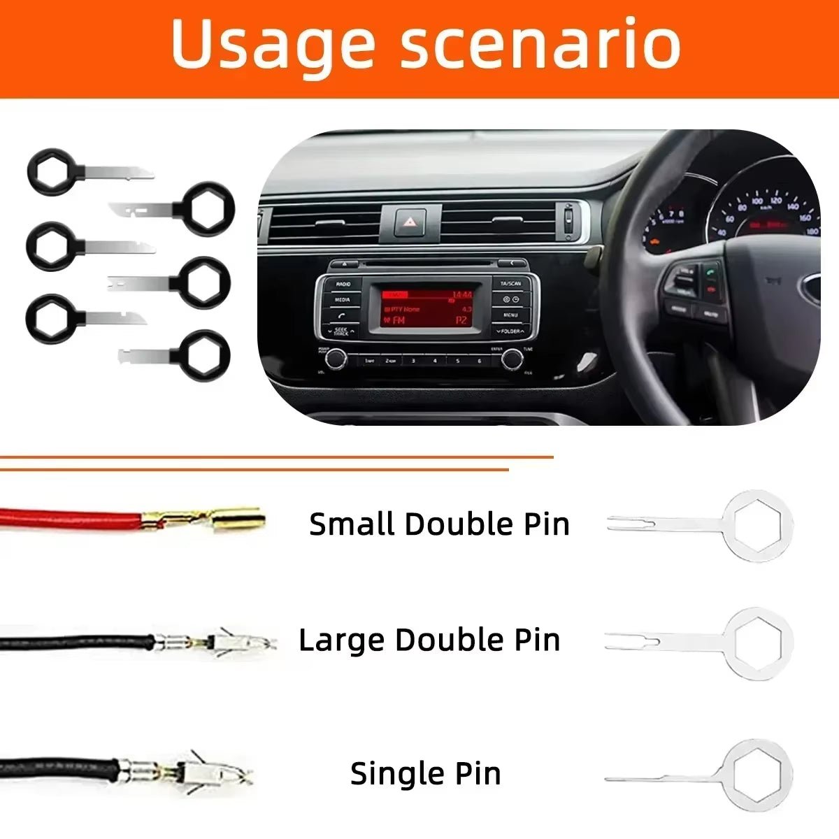 Car Tools Car Interior Disassembly Kit Panel Trim Removal Tool Car Plastic Dismantlers Hand Complete Case Tool - Revved Up Auto