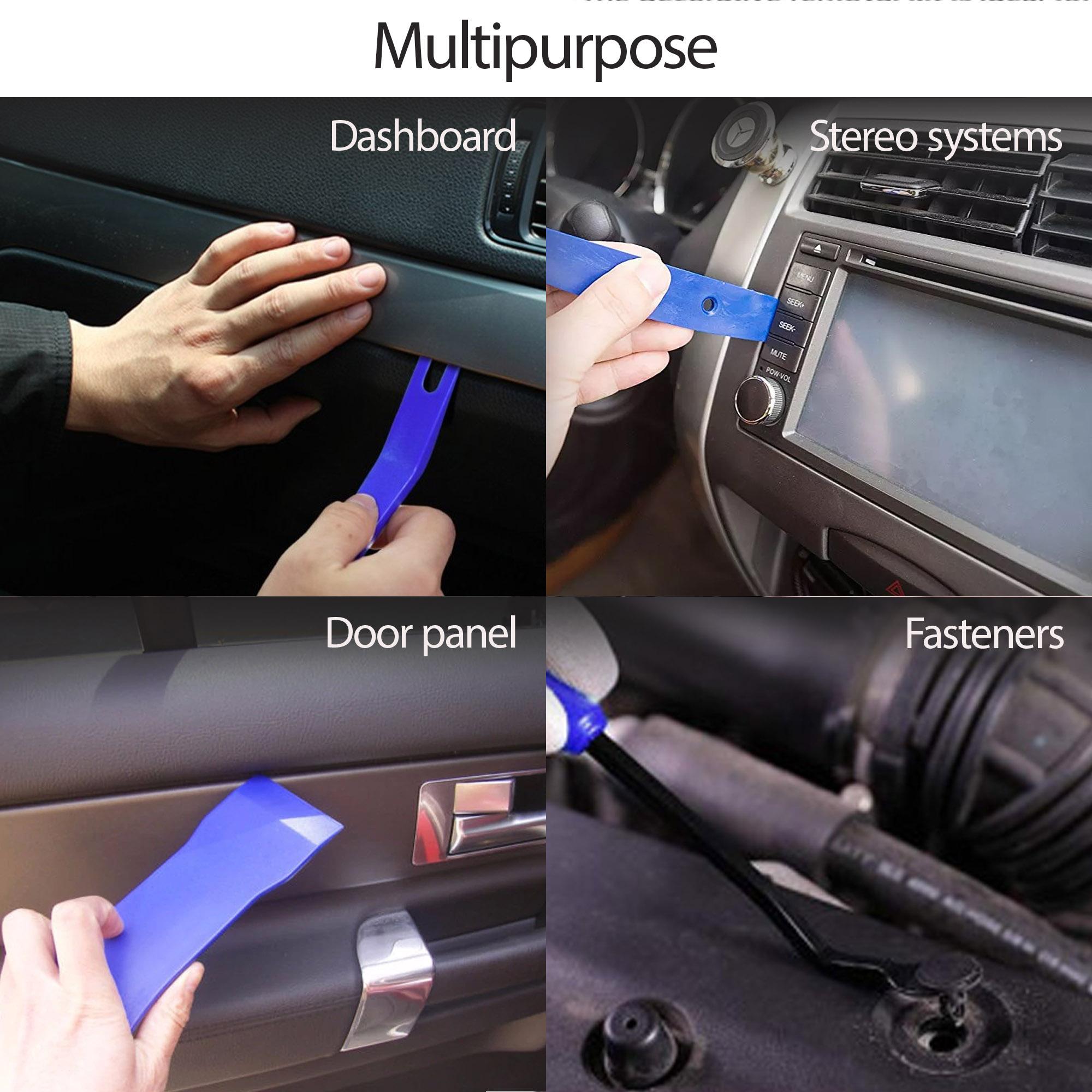 Car Trim Removal Tool Kit Auto Door Panel Dash Trim Molding Fastener - Revved Up Tools