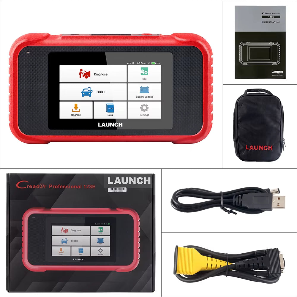 X431 CRP123E OBD2 Car Scanner 3 Resets Engine ABS SRS Transmission Automotive Diagnostic Tools Lifetime Free Update