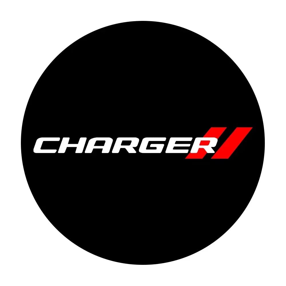 Charger Badge Door Light 2Pcs Projectors Ghost Shadow Light for Dodge Charger Car - Styling Dodge Door Light Carpet Courtesy Lamp - Revved Up Auto