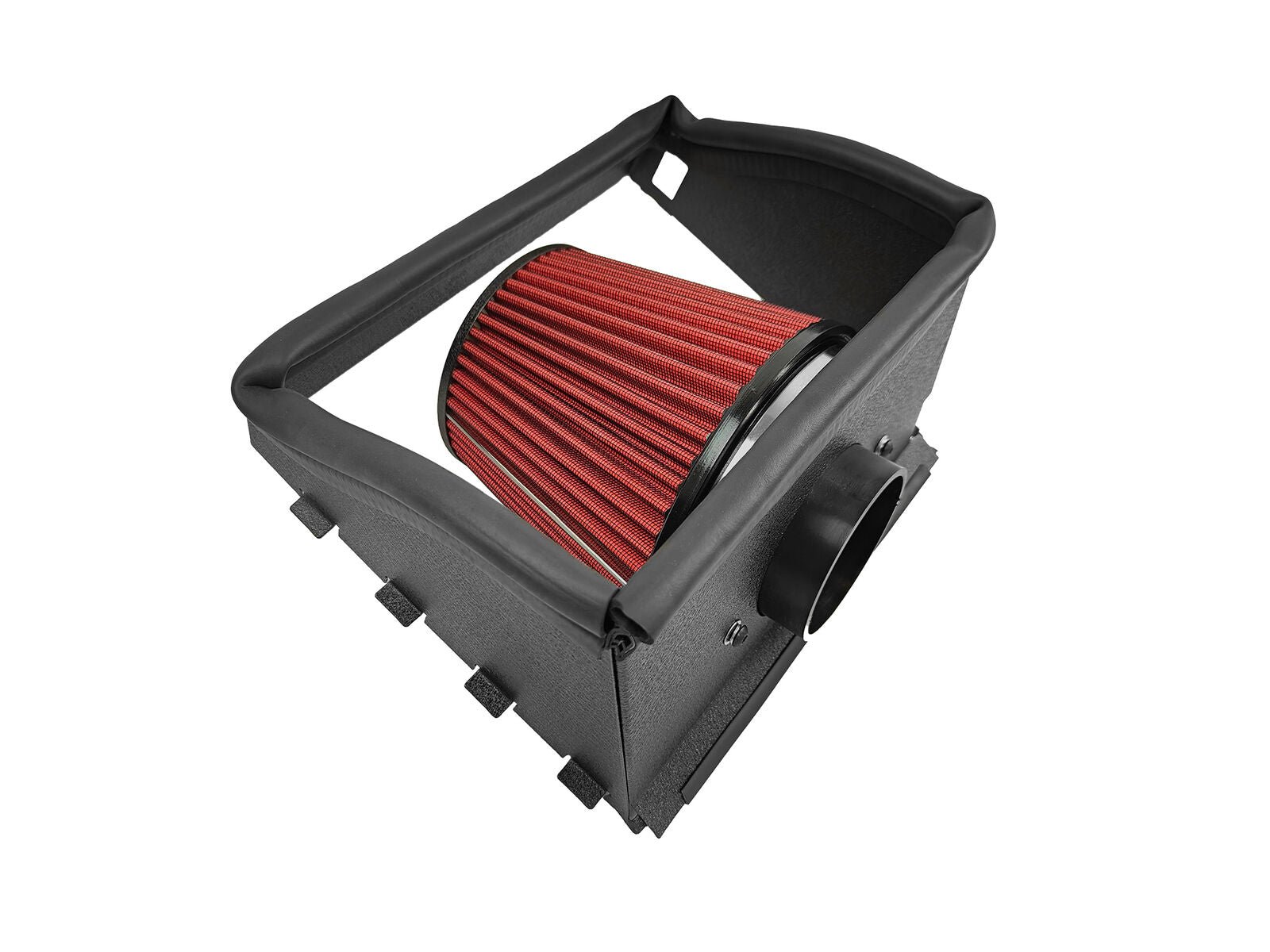 Cold Air Intake for 2015-2020 Ford F-150 5.0L V8 Wrinkle Black - Revved Up Tools